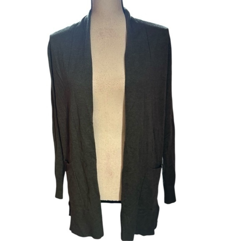 Pink Clover Cardigan Sweater Forest Green Small